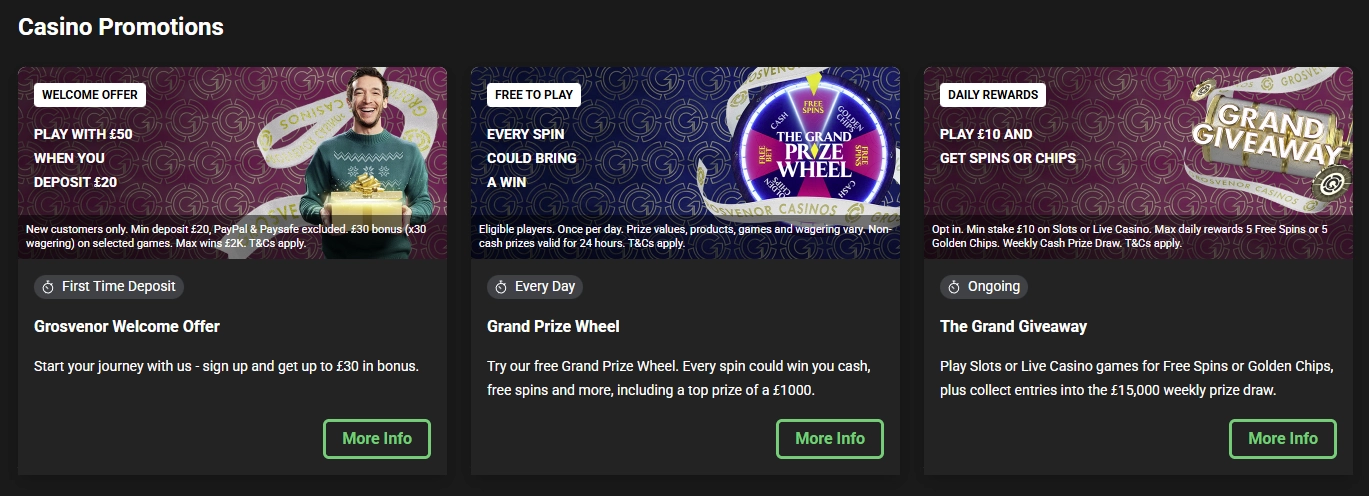 Bonus missions dashboard